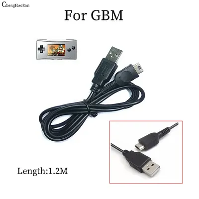 Cheng haoran 1set für nintendo gbm dedizierte spiel konsole usb ladekabel netz kabel gesamtlänge Image