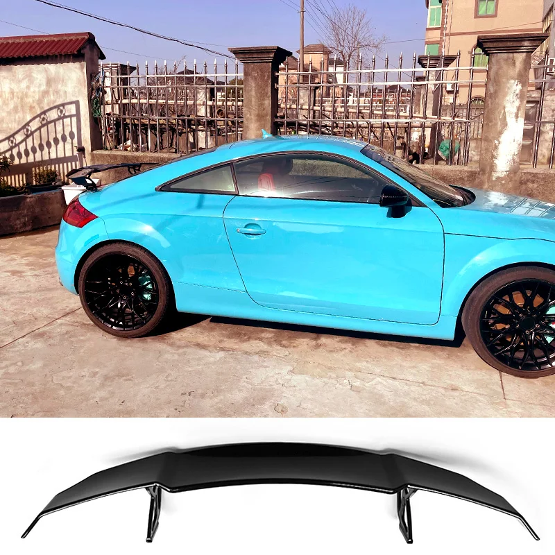 Glänzend schwarzer Spoiler für audi tt Typ v abs Kunststoff Auto Heckflügel Zubehör Image