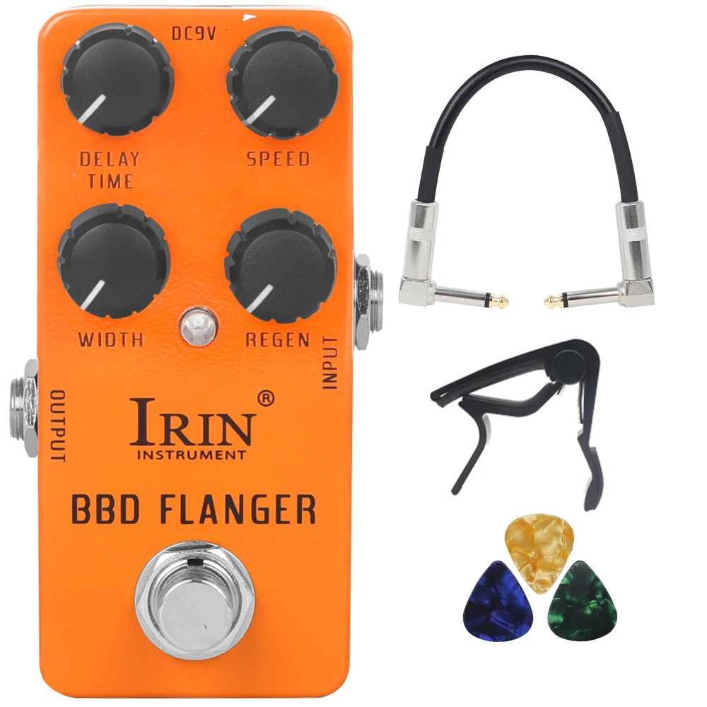 RS-08 e-gitarren effekt bbd flanger effekt pedal true bypass mini single gitarren pedal gitarren zubehör & teile Image