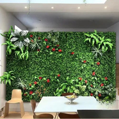 Huatian 120*40cm Kunstrasen Pflanze Wand Weihnachten Hochzeit Dekoration Pflanze Wand Landschaft Wand Home Dekoration Gras Panel