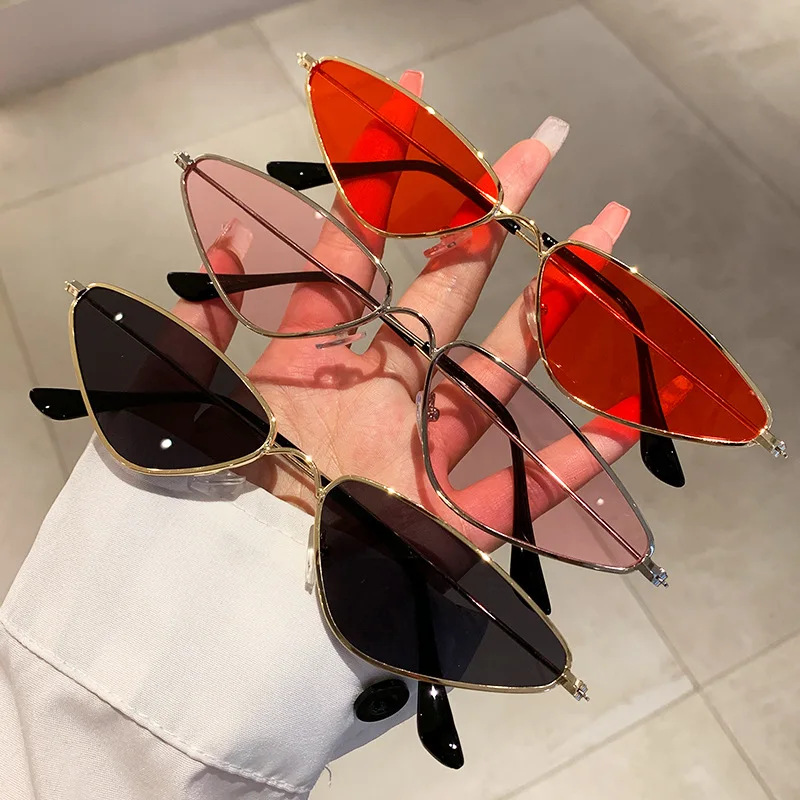 Outdoor-Sonnenbrille Ocean Film Sonnenbrille mit kleinem Rahmen Street Photo Metall-Sonnenbrille Image