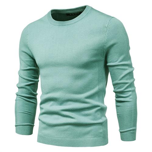 New Winter Thickness Pullover Men O-neck Solid Color Long Sleeve Warm Slim Sweaters Men Men's Sweater Pull Male Clothing