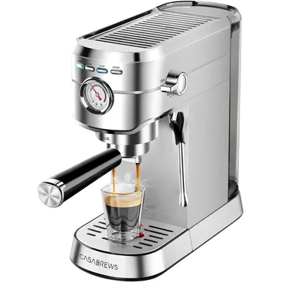 Espresso Machine 20 Bar, Professional Espresso Maker with Milk Frother Steam Wand