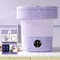 10 L Portable Washing Machine with Timer Folding Washing Machine Laundry Cleaning Washer for