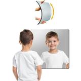 Wall Mirror Wall-Mount Mirror 20 x 28 Rectangular Rustic Mirror Wood Frame Mirror Decorative Vanity Mirror for Bedroom Living Room Bathroom Entryway Farmhouse Horizontal/Vertical Home Decor White