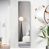 12 x 12 Inch Rectangle Wall Mirror Aluminum Frame Rectangular Mirror for Bathroom Vanity Bedroom Living Room Entryway Wall Mounted Horizontal or Vertical Black