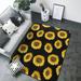 Sunflower J Area Rugs for Living Room Bedroom 5x7 Soft Throw Washable Rug Non-Slip Carpet Indoor Floor Rug Bedroom Decor Aesthetic