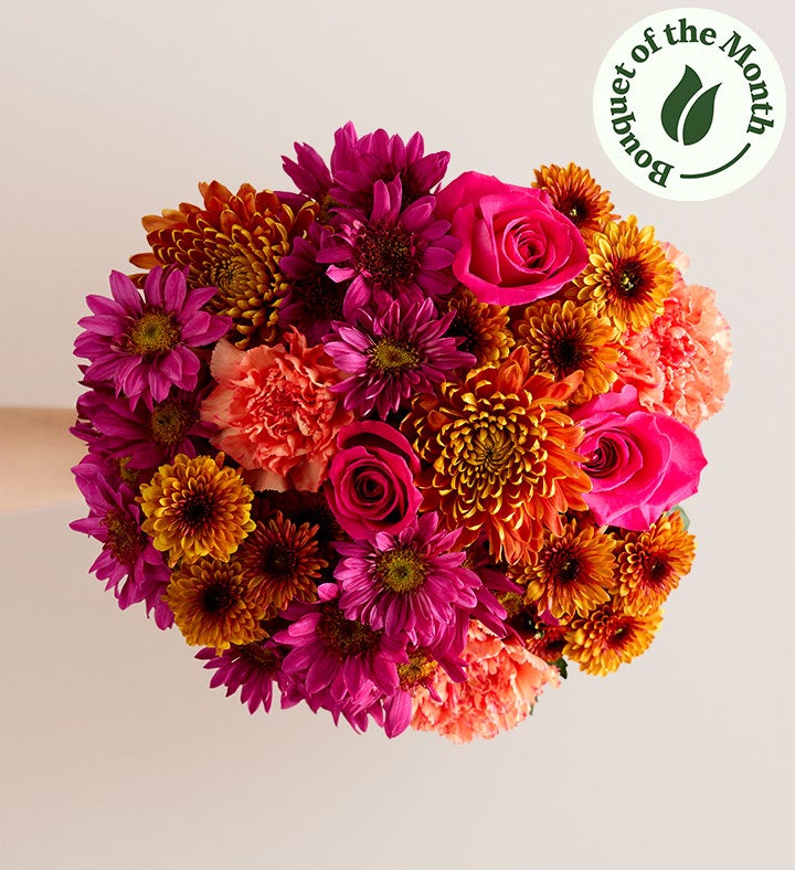 1-800-Flowers Flower Delivery Bouquet Of The Month Sunset Harvest Bouquet Only (Including Shipping)