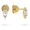 FAVS Ohrstecker 375er Gelbgold One Size Damen