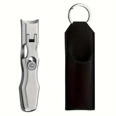 TEMU Nail Clipper, Stainless Steel, Wide Jaw, Sharp And Durable For Thick And Long Fingernails, Suitable For Men And Women Image