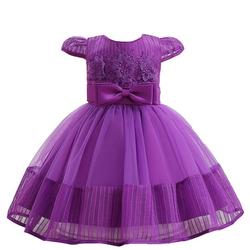 TJAZFJPA Dress for Girls Kids Toddler Baby Girls Spring Summer Print Ruffle Short Sleeve Princess Dress Ruffle Sleeveless Show Lace Tulle Party Velvet Dress Princess Dresses for Girls 3T-4T 2-3 Years