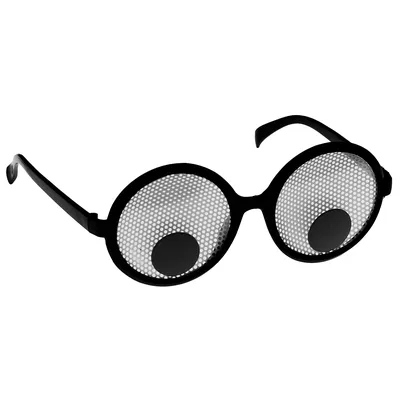 Brille Wackelaugen