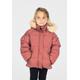 Steppjacke ZIGZAG "Alya", Kinder, Gr. 110, rosa, 100% Polyester, bedruckt, sportlich, normal, hoch geschlossener Ausschnitt, Langarm, Jacken, mit abnehmbarer Kapuze