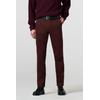 Chinos MEYER "New York", Herren, Gr. 40, Länge 32, rot (bordeaux), 97% Baumwolle;3% Elasthan, unifarben, regular fit lang, Hosen, aus reiner Bio-Baumwolle