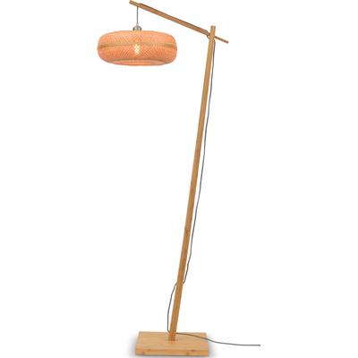 GOOD & MOJO Stehlampe "Palawan", beige (natur), Ø 40cm H: 176cm, Lampen, Bogenlampe