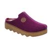 Pantoffel ROHDE "FOGGIA", Damen, Gr. 39, lila (brombeere, meliert), Filz, klassisch, Schuhe, Hausschuh, Schlappen, Clog, Homeslipper mit Profilsohle