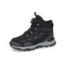Winterboots DOCKERS BY GERLI, Kinder, Gr. 33, schwarz (schwarz, grau), Nubuklederimitat, Textil, sportlich, Schuhe, Freizeitstiefel mit wasserabweisendem DOCK-Tex