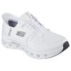 Slip-On Sneaker SKECHERS "GLIDE-STEP PRO", Damen, Gr. 36, weiß, Textil, sportlich, Schuhe Sneaker, Slipper, Freizeitschuh mit komfortabler Heel Pillow Funktion
