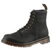 Schnürstiefelette DR. MARTENS "1460 schmale Form", Herren, Gr. 46, schwarz grizzly, Leder, unifarben, klassisch, Schuhe, Plateaustiefel, Winterstiefel mit modischem Blockabsatz