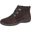 Winterboots WALDLÄUFER "HESNA", Damen, Gr. 7,5 (41), braun (dunkelbraun), Veloursleder, unifarben, sportlich, Schuhe, Stiefelette, Schnürboots in Komfortweite H = sehr weit