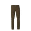 Chinos MEYER "Five-Pocket Chino", Herren, Gr. 32, Länge 30, grün (khaki), 98% Baumwolle;2% Elasthan, unifarben, slim fit lang, Hosen, aus robustem BIO-Baumwoll