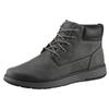 Schnürboots SKECHERS "GARLAN", Herren, Gr. 45, grau (dunkelgrau), Lederimitat, casual, Schuhe, Schnürstiefel, Boots mit dämpfender Sohlentechnologie