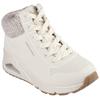 Sneaker SKECHERS "Uno Gen1 - Darling Daze", Kinder, Gr. 36, beige (natur), Lederimitat, Textil, sportlich, Schuhe, Schnürboots, Winterstiefel, High Top Sneaker mit Warmfutter