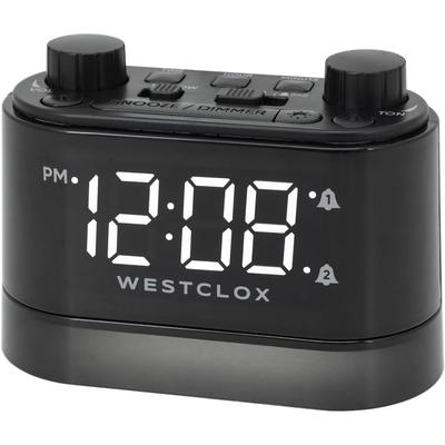 Westclox Vibrating Bed Shaker Alarm Clock - 5.1 x 3.5