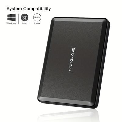 TEMU 160gb Portable External 2.5'' Hdd Usb 3.0 For Pc, , Laptop, Ps4, One, Chromebooka,