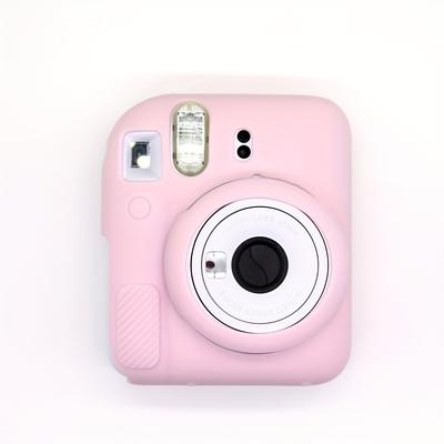 TEMU Amoui Soft Silicone Case For Instax Mini 12 - Protective Camera Cover, Fits Instax (camera Not Included)