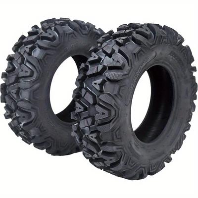 TEMU 24x9-11 Atv All Terrain Tires, 24x9-11 Atv Off-road Tires 6 Pr Tubeless (set Of 2)