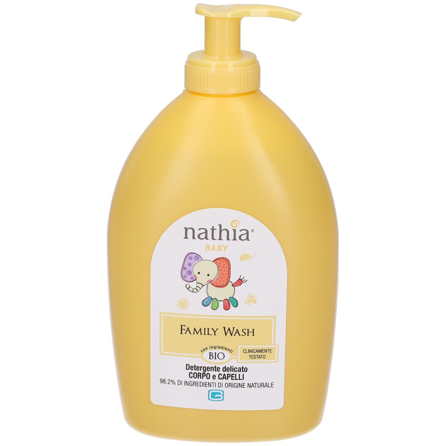 Nathia Baby Family Wash Detergente Delicato Corpo e Capelli 490 ml