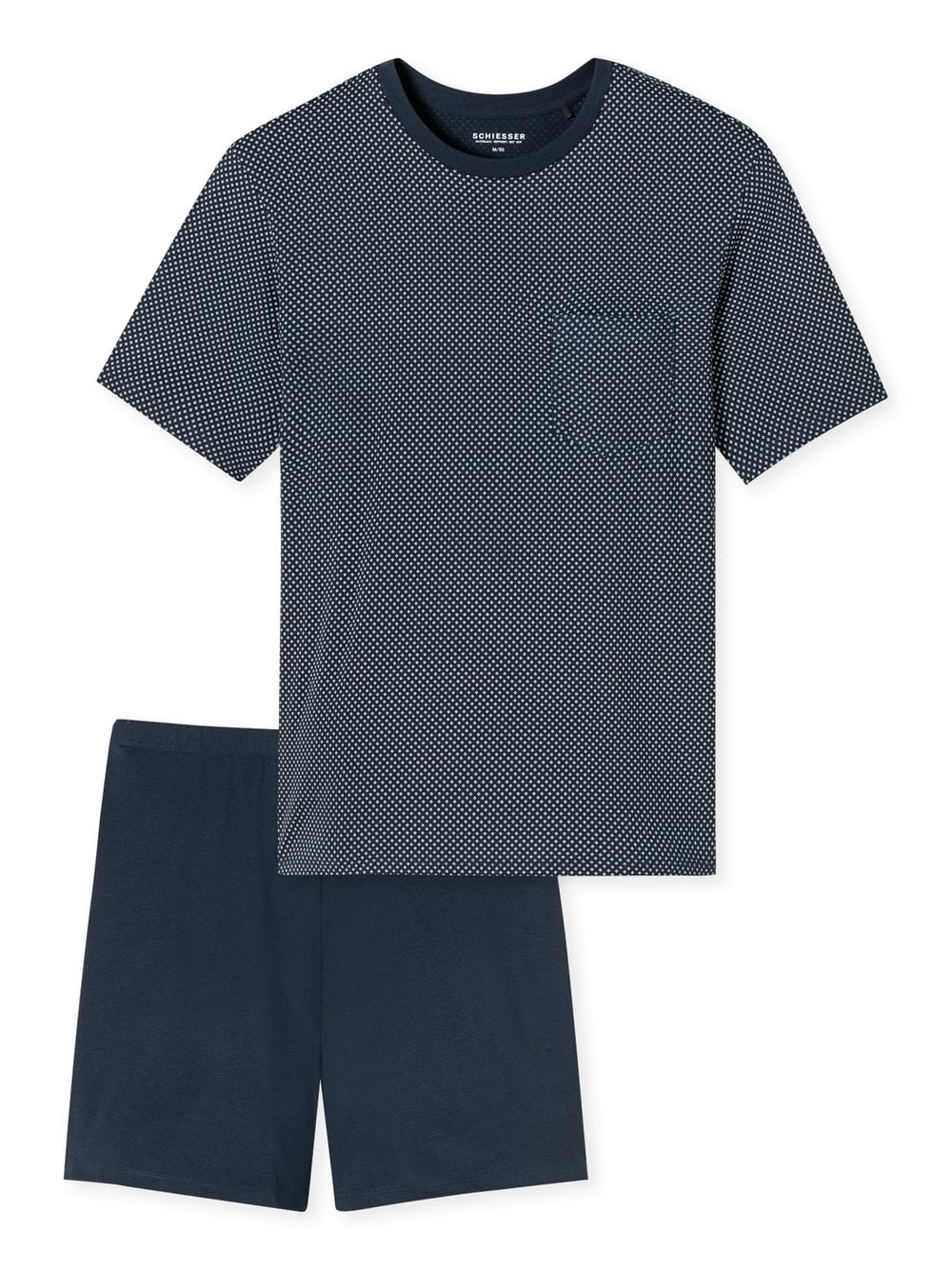 Schiesser Pyjama Herren marine, 54 Image