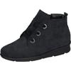 Schnürboots WALDLÄUFER "K-INGA", Damen, Gr. 4,5 (37,5), blau (nachtblau), Nubukleder, unifarben, klassisch, Schuhe, Stiefelette, Bequemschuh in Komfortweite K = extraweit