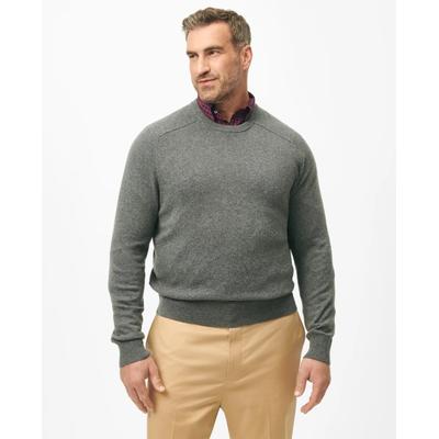 Brooks Brothers Men's Big & Tall 3-Ply Cashmere Crewneck Sweater | Grey | Size 3X