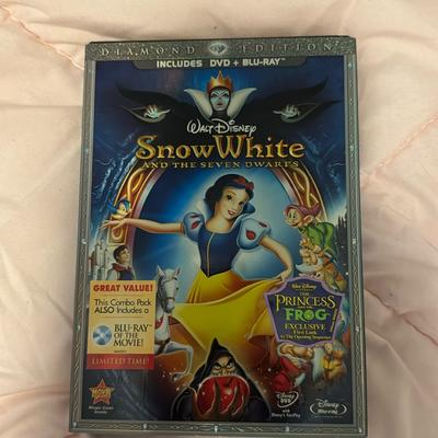 Disney Other | Diamond Edition Disney Snow White & The 7 Dwarfs 3 Disc Dvd Blu-Ray Combo | Color: White | Size: Os