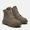 Schnürboots TIMBERLAND "GREYFIELD MID LACE UP BOOT", Gr. 37,5, braun (medium braun nubuck), Leder, sportlich, Schuhe, Winterstiefel, Schnürstiefel, Winterschuhe