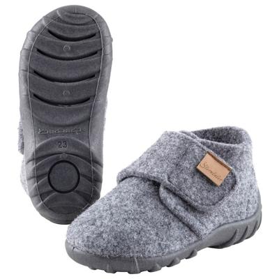 Sterntaler - Kid's Hausschuh Uni - Hüttenschuhe 23 | EU 23 grau Image