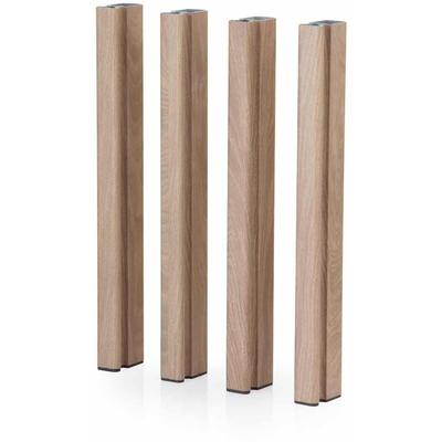 Holzene Aluminiumbeine 75 h Mediterraneo Image
