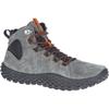Barfußschuh MERRELL "WRAPT MID WP", Gr. 43, grau (granite), sportlich, Schuhe Barfußschuh, wasserdicht
