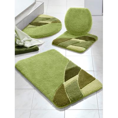 Badematte HAGEMANN Gr. 2, grün, rechteckig (70cm x 120cm),, Badematten Image