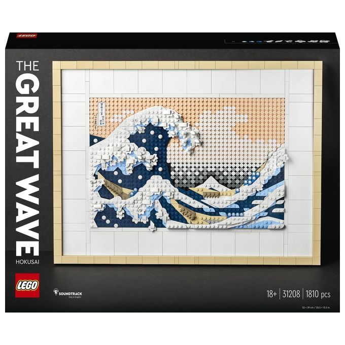 LEGO Art 31208 Hokusai - La Grande Onda, Hobby Creativi per Adulti Fai
