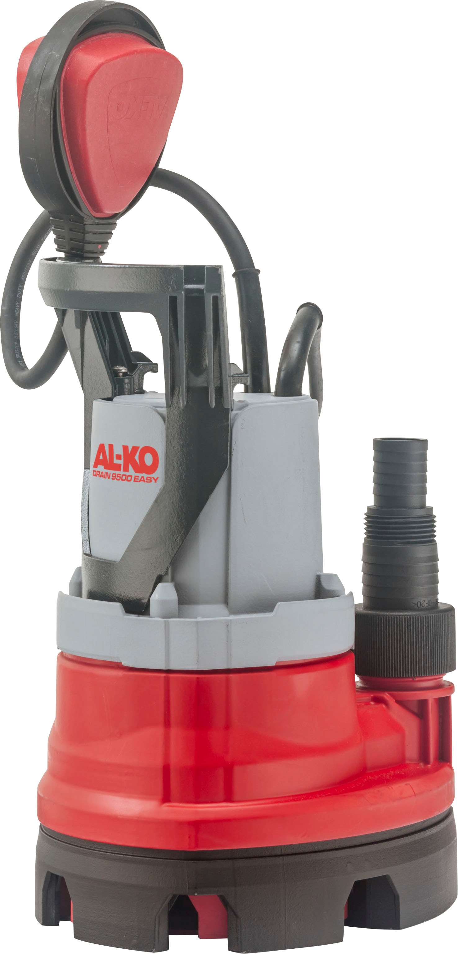 Schmutzwasserpumpe AL-KO "DRAIN 9500 Easy", rot, B:15,57cm H:26,06cm L:19,52cm, Pumpen, 300 Watt Image