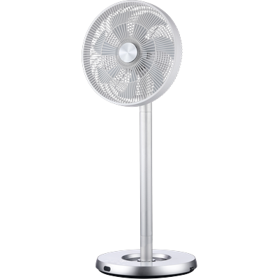 Standventilator SONNENKÖNIG "Flex Fan, höhenverstellbar, 12 Stufen, praktisch verstaubar", silber (silberfarben), B:33cm T:33cm, Ventilatoren, bis 8h Timer, Schlafmodus, Fernbedienung, modernes Design Image