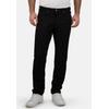 Stoffhose BRÜHL "York", Herren, Gr. 48, EURO-Größen, schwarz, 97% Baumwolle, 3% Elasthan, unifarben, casual, lang, Hosen, in ALL-IN-ONE-Qualität