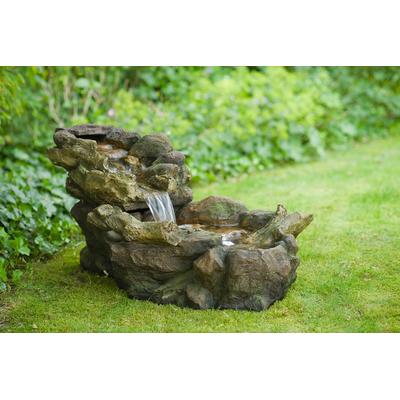 Gartenbrunnen UBBINK "Aspen", beige (natur), Polyresin, Wasserspiele Image