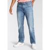 5-Pocket-Jeans CAMEL ACTIVE "WOODSTOCK", Herren, Gr. 32, Länge 32, blau (ocean, blau32), Denim/Jeans, Obermaterial: 97% Baumwolle, 3% Elasthan, casual, bequem lang, Jeans, mit Stretch