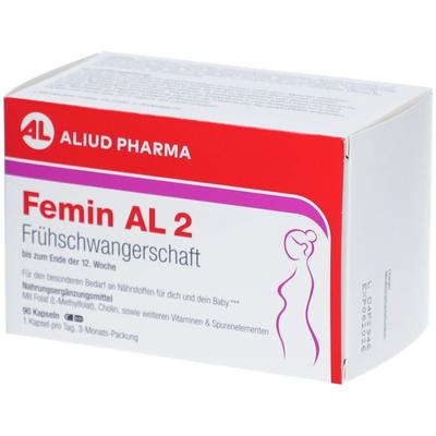 Femin AL 2 Frühschwangerschaft Hartkapseln 90 St Image