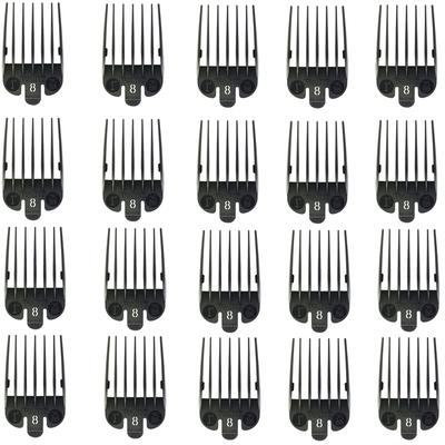 20x Wahl Clipper Guide Black #8 - 1" #3150-001