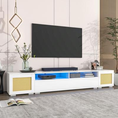 Style Entertainment Center with Push to Open Doors,for Home Theatre